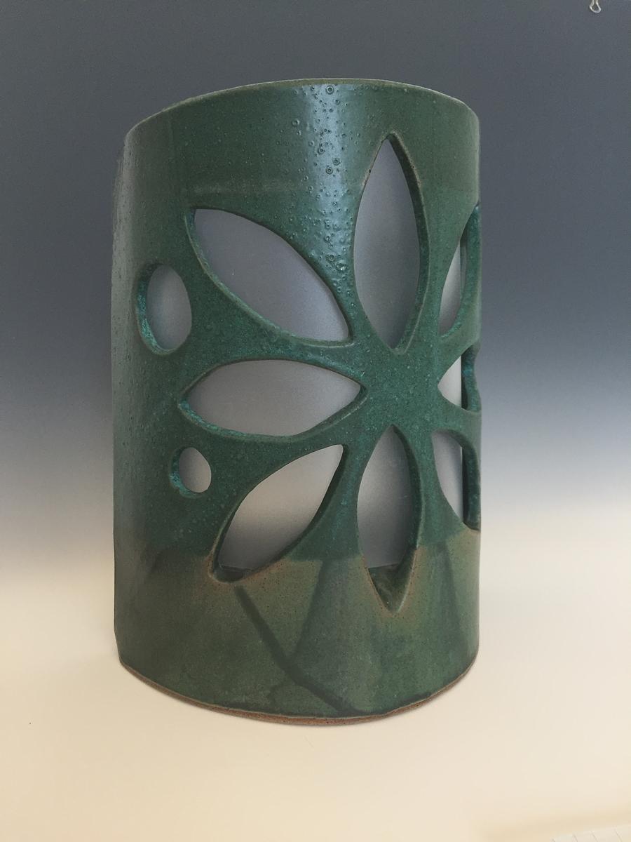 Sconce Flower design in Green
